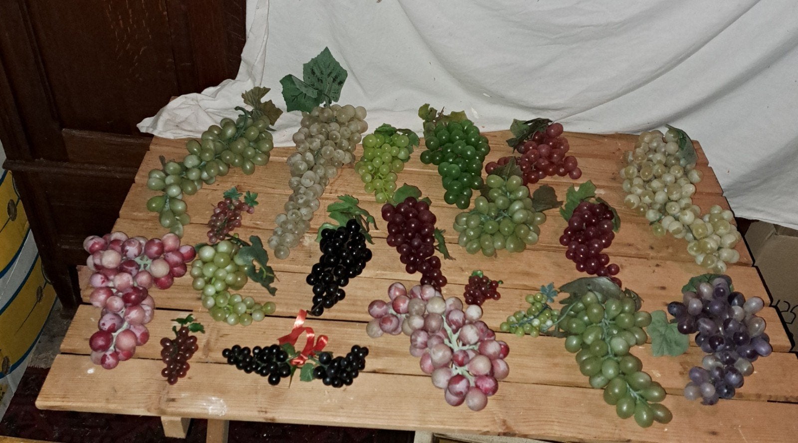Druiventrossen plastic Druiventrossen decoratie, Verzenden