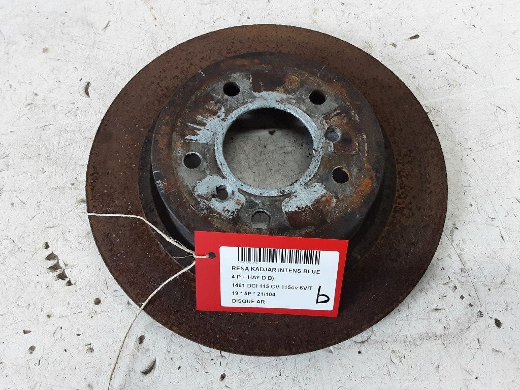 FREIN DISQUE ARRIÈRE Renault Kadjar (RFEH) (01-2015/-), Autos : Pièces & Accessoires, Renault, Mevr. I. Hauben, Utilisé, Rue de l'Espoir 34 34
4030  GRIVEGNÉE, BE