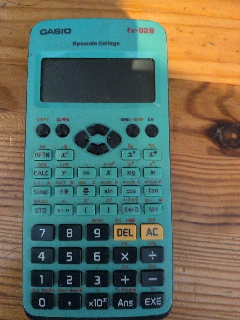 Casio rekenmachine fx-92B, Enlèvement, Utilisé
