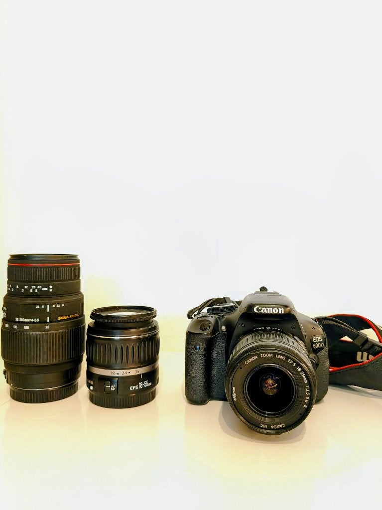 Pack Photo : Canon EOS 600D + 3 Objectifs, 18 mégapixels, Canon, Batterie, Enlèvement