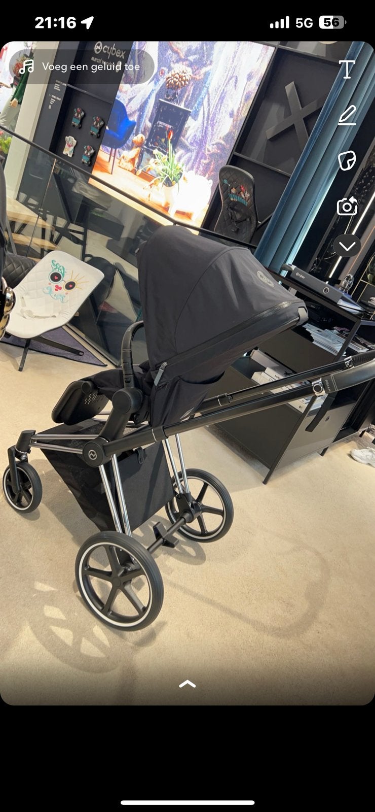 Cybex priam 4 kinderwagen complete set, Enlèvement, Comme neuf
