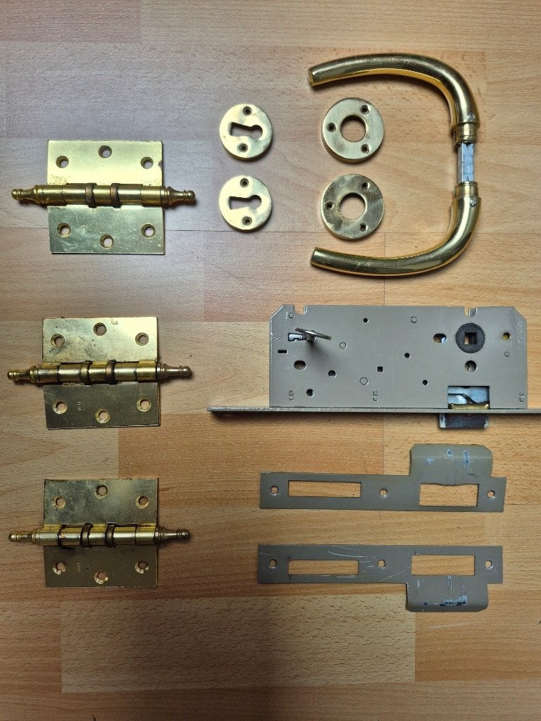 Quincaillerie de porte ( complète ), Bricolage & Construction, Enlèvement ou Envoi, Comme neuf