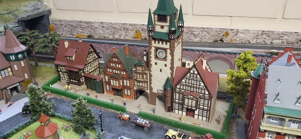 supermooie H0 stadshuizen faller vollmer - samen of per stuk, Ophalen of Verzenden, Zo goed als nieuw, Brug, Tunnel of Gebouw