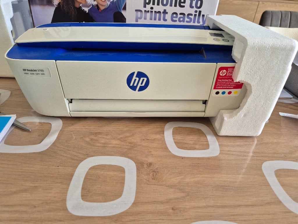 HP DeskJet 3760 All-in-One printer Originele doos, Computers en Software, Printers, Ophalen, Hp, Printer, Inkjetprinter