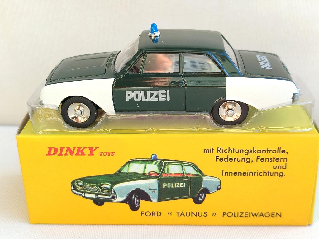 Dinky Atlas _ FORD TAUNUS POLIZEI _ ref. 551., Hobby & Loisirs créatifs, Voitures miniatures | 1:43, Comme neuf, Voiture, Dinky Toys