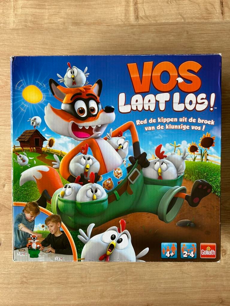 Vos Laat Los Goliath - kinderspel - actiespel, Hobby & Loisirs créatifs, Jeux de société | Autre, Enlèvement ou Envoi, Comme neuf