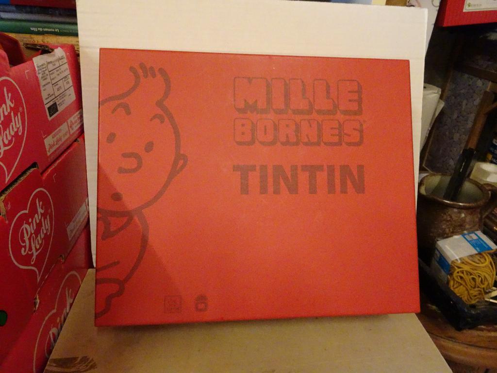 Tintin Thousand Borne-spel - Deluxe-versie, Verzamelen, Ophalen of Verzenden, Kuifje, Zo goed als nieuw, Boek of Spel