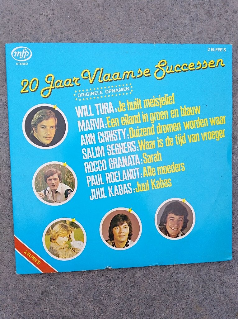 20 JAAR VLAAMSE SUCCESSEN - 2 Elpees (zie beschrijving!), Pochette photo, Enlèvement ou Envoi