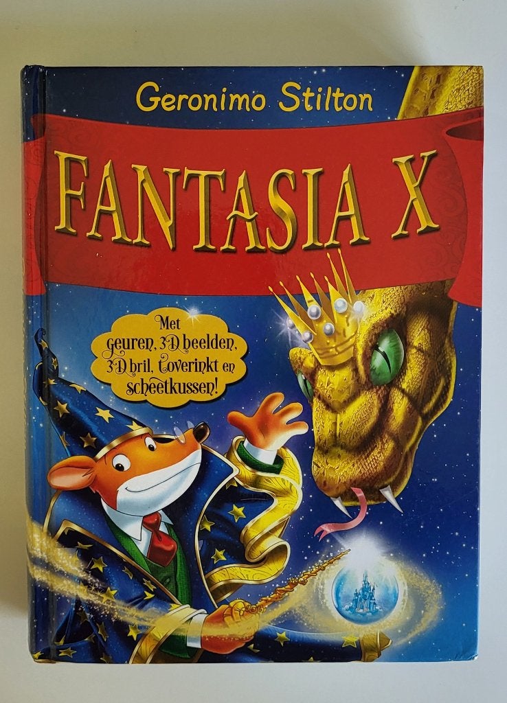 Fantasia X – Geronimo Stilton - als nieuw, Boeken, Ophalen of Verzenden, Zo goed als nieuw