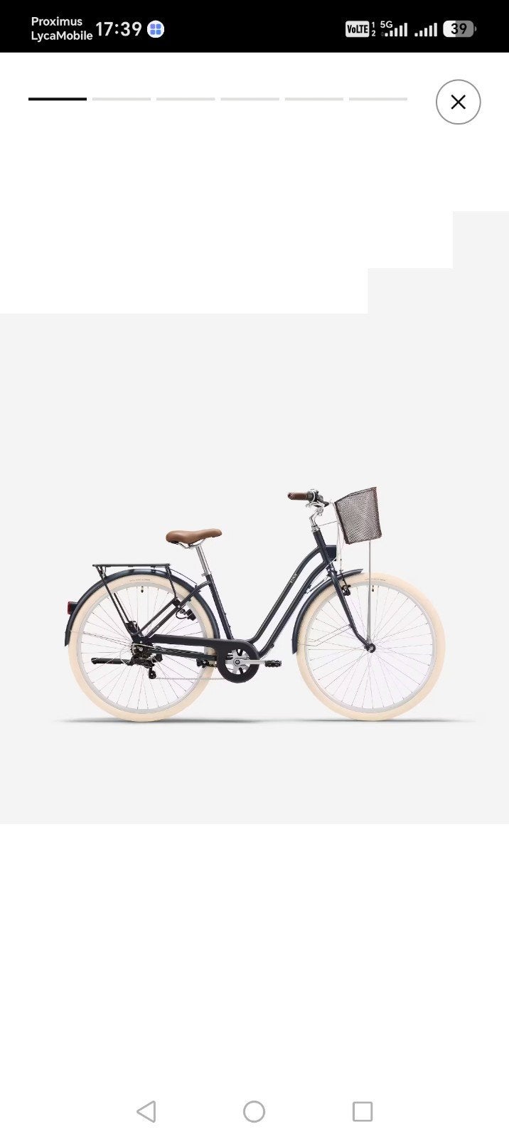 Vélo de ville Elops 520 Décathlon pour femme, Vélos & Vélomoteurs, Enlèvement