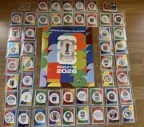 voetbalstickers WK 2026 ruilen, Ophalen of Verzenden, Nieuw, Meerdere stickers