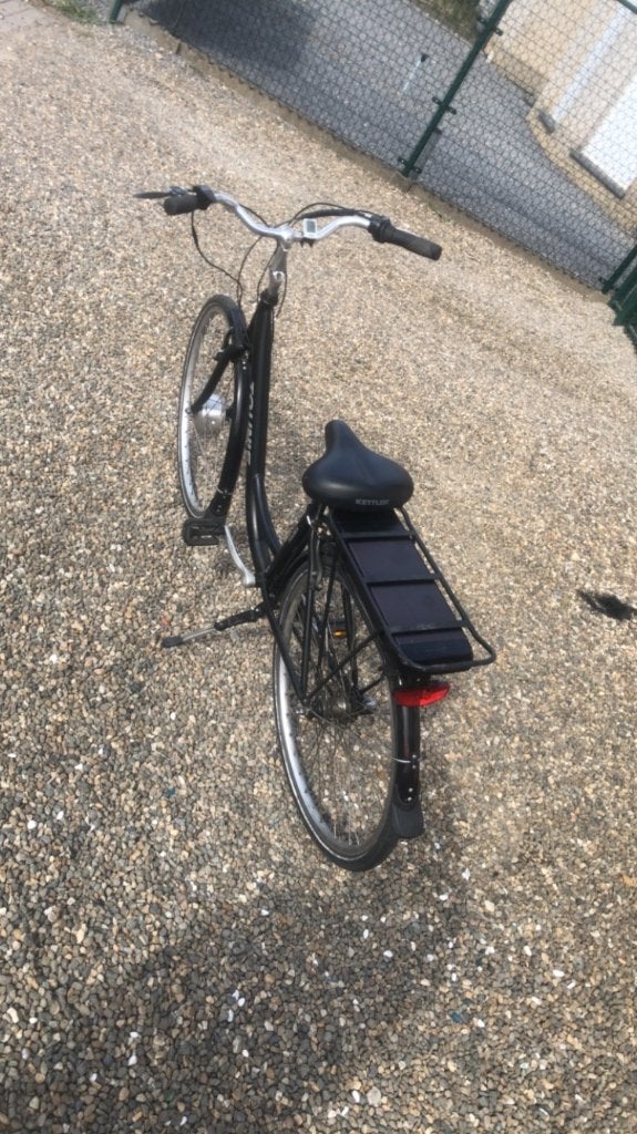 Elektrische Dames fiets Tunis werkend heeft Onderhoud nodig, Autres marques, Vitesses, Frein sur jante, Enlèvement