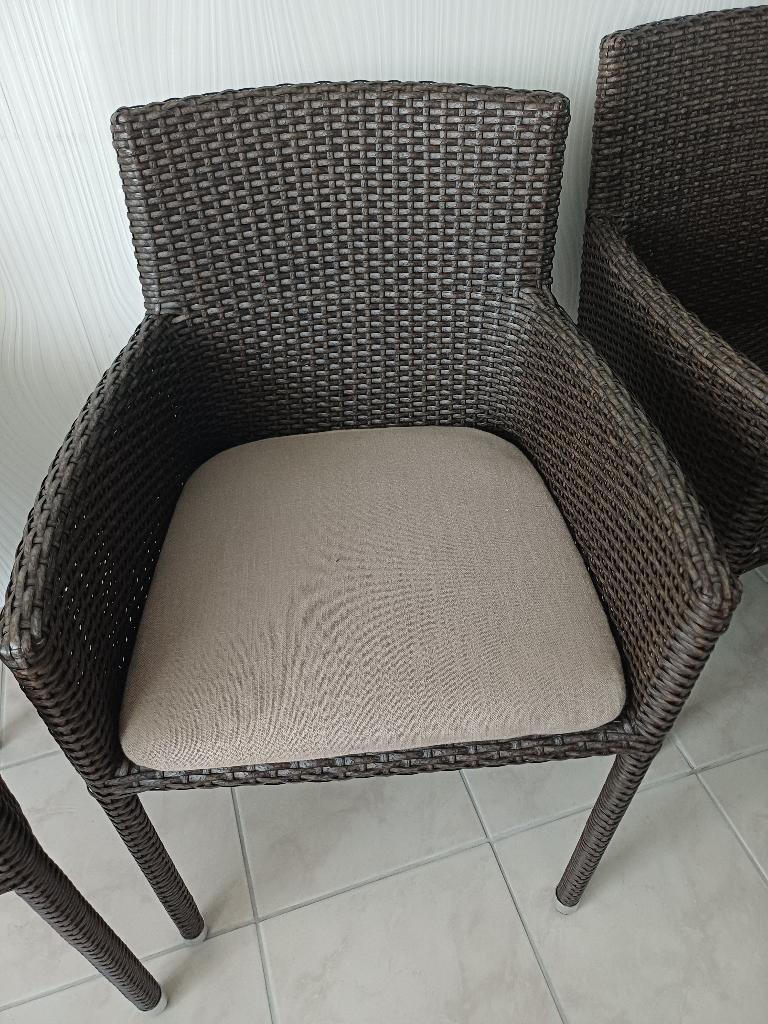 Buiten of binnen, Maison & Meubles, Chaises, Osier ou Rotin, Stijlvol, Comme neuf, Brun