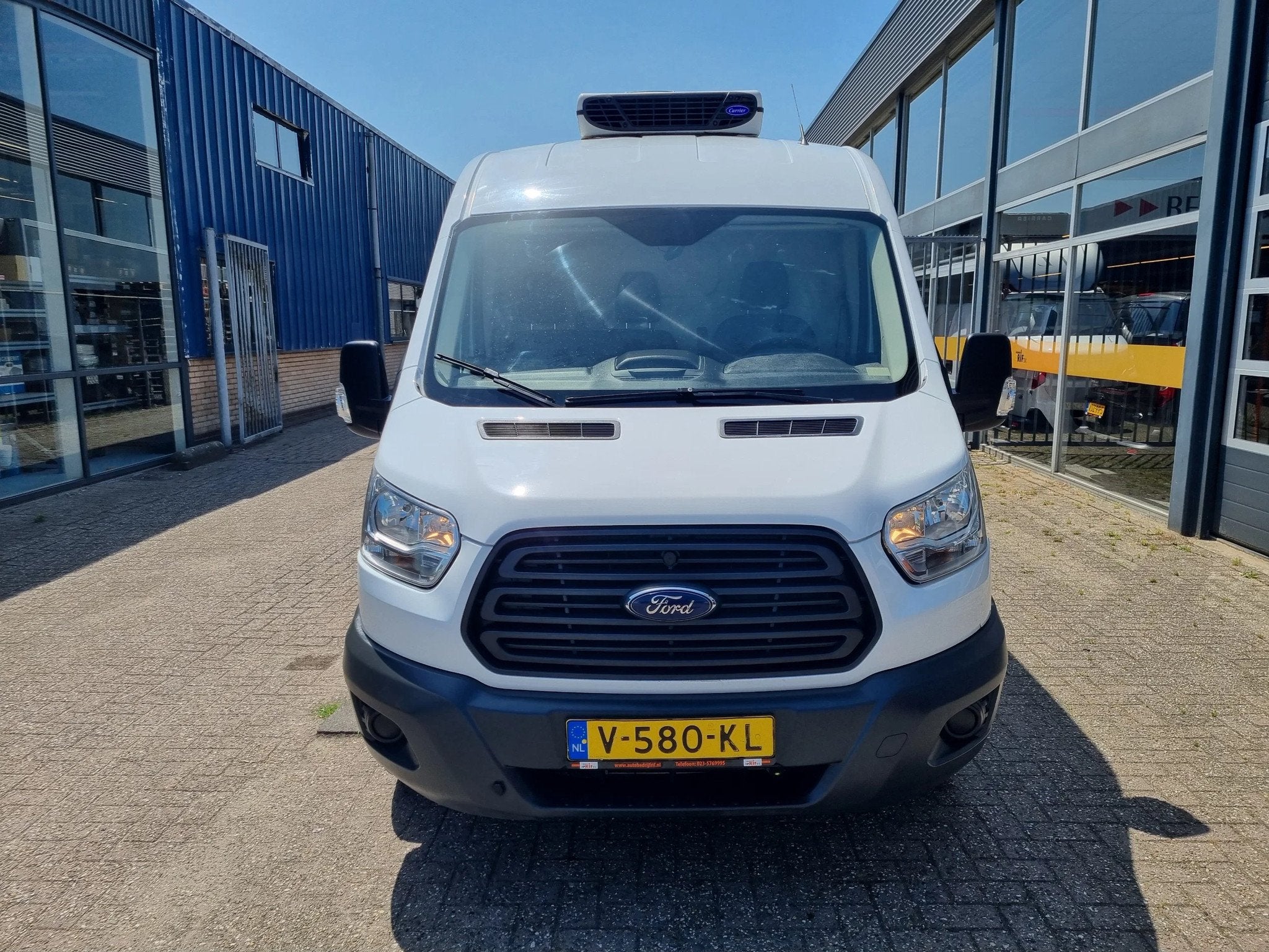 Ford Transit 2.2 TDCI 125PK L2H2 Koelwagen Carrier Viento300, Voorwielaandrijving, Euro 5, 4 cilinders, Wit
