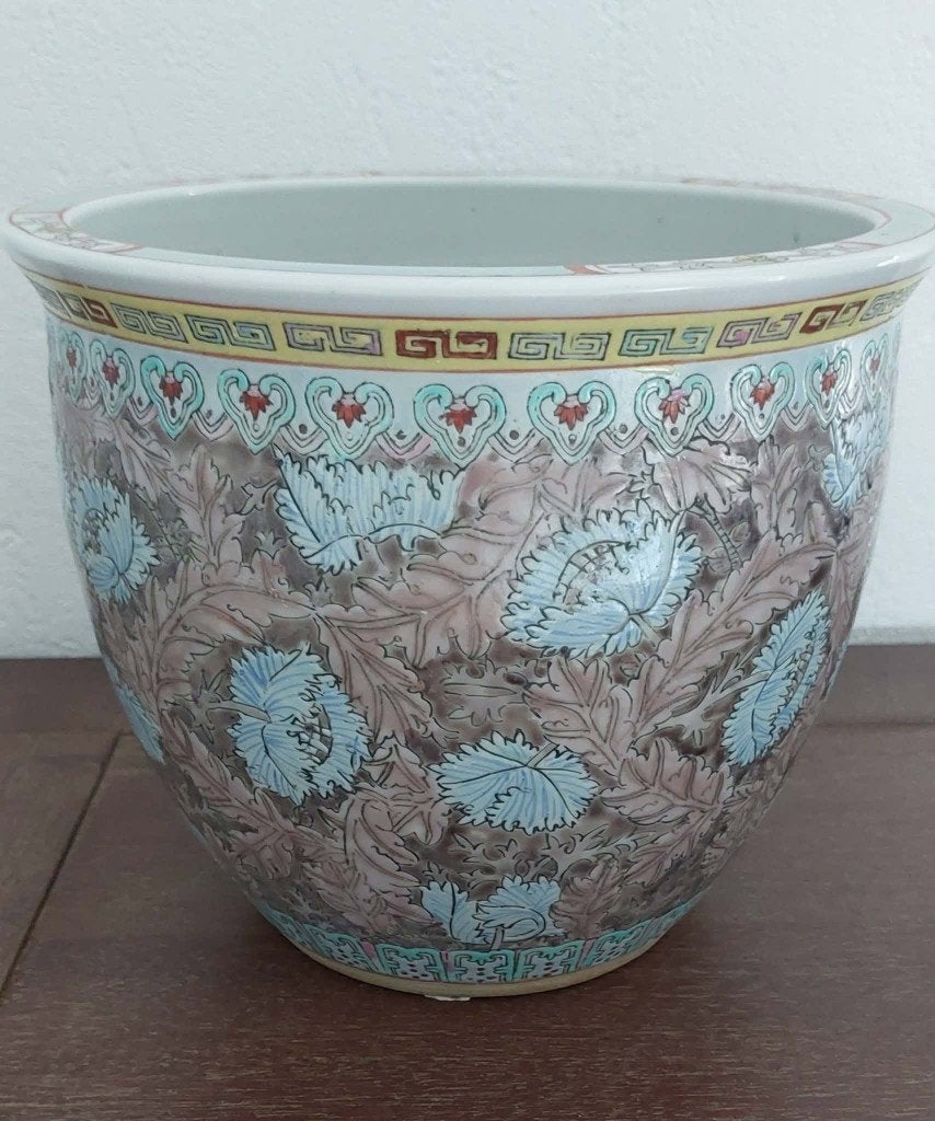 jardinière en porcelaine chinoise, Ophalen