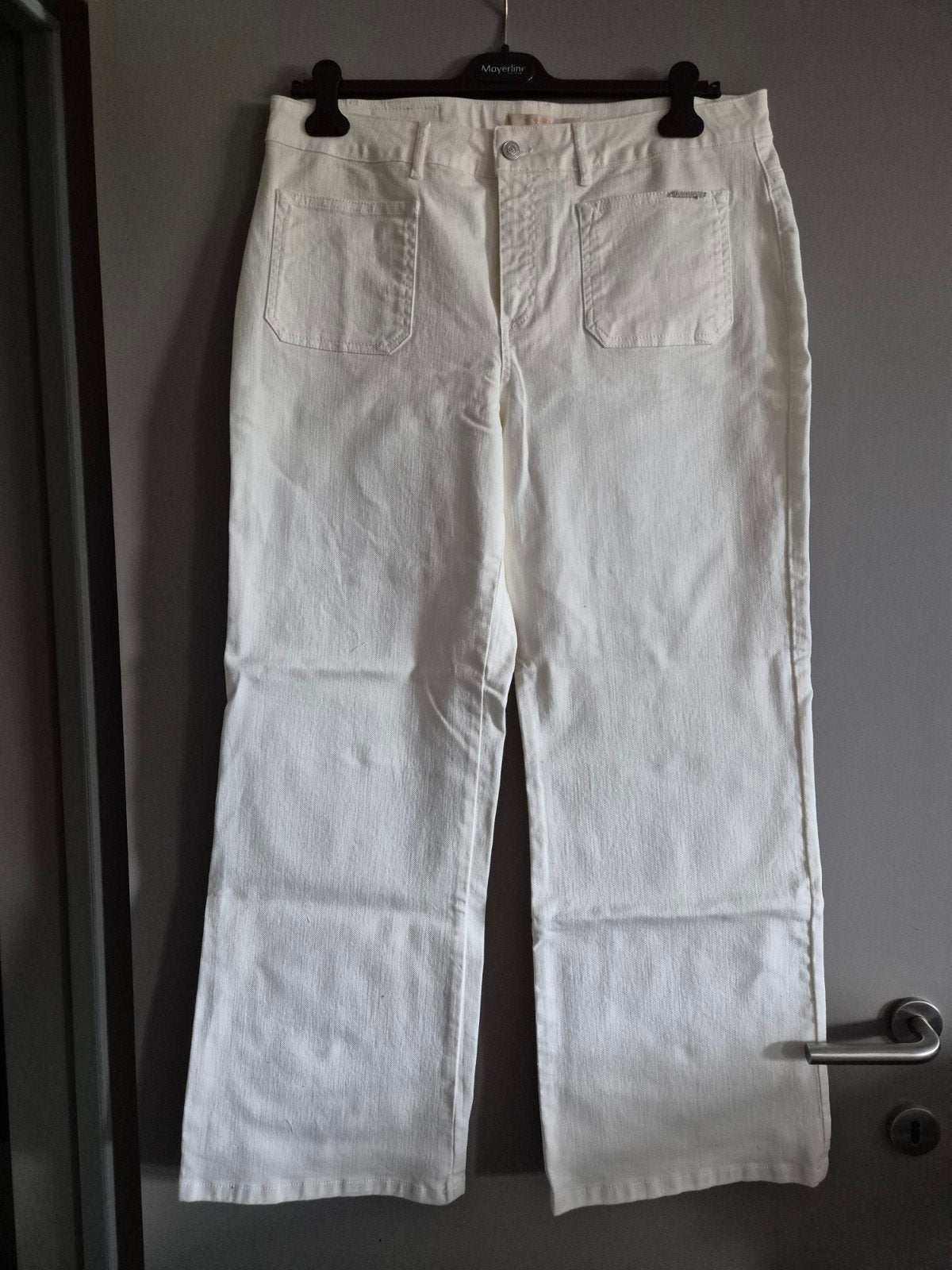 Nieuwe brede jeans van Comme Ça maat 46, Beige, Maat 46/48 (XL) of groter, Nieuw, Lang