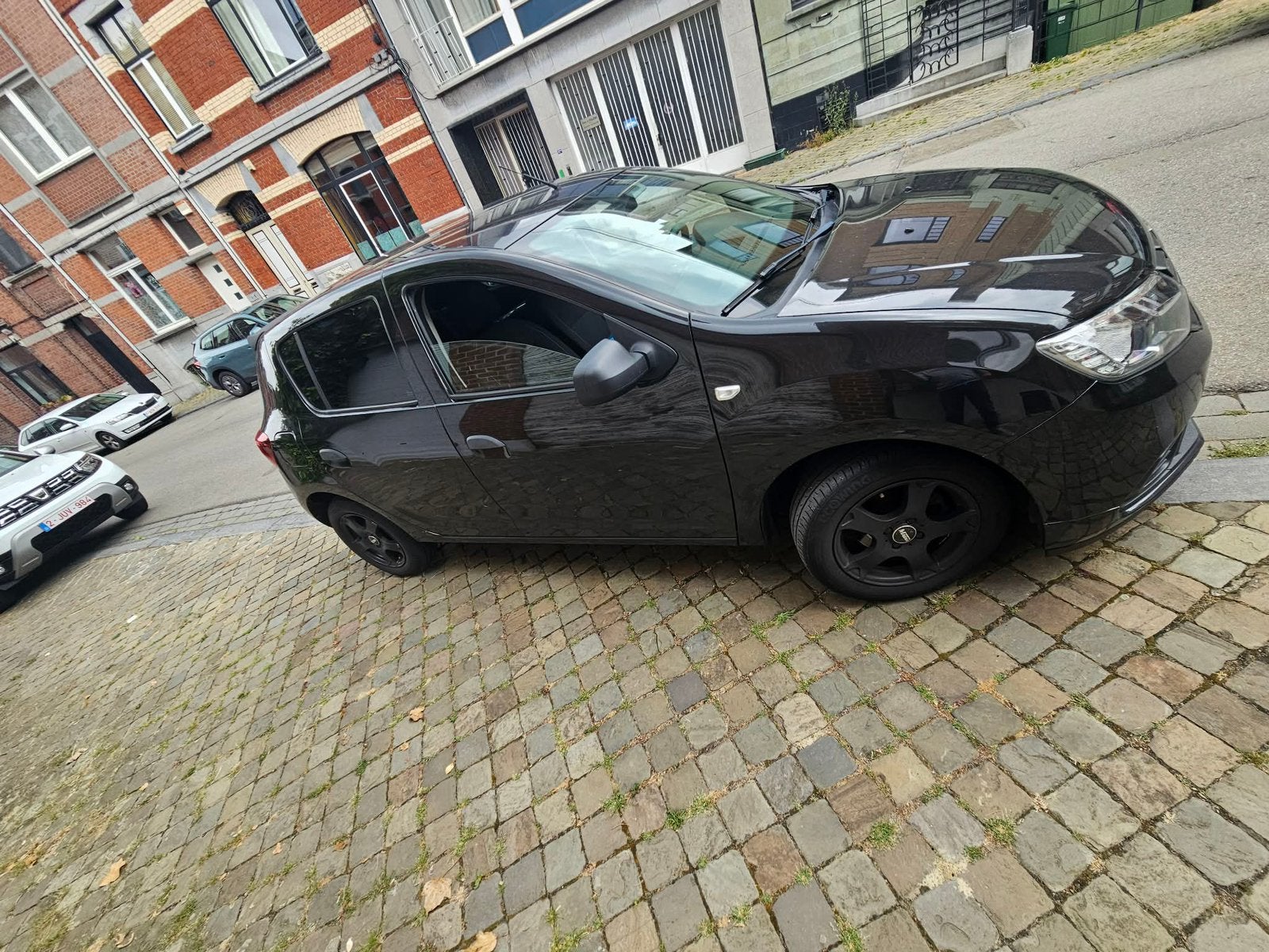 Dacia sandero, Voorwielaandrijving, Stof, Zwart, Bedrijf