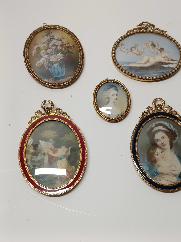 Haffke miniaturen Lupen Malerie kunst handwerk, Ophalen of Verzenden