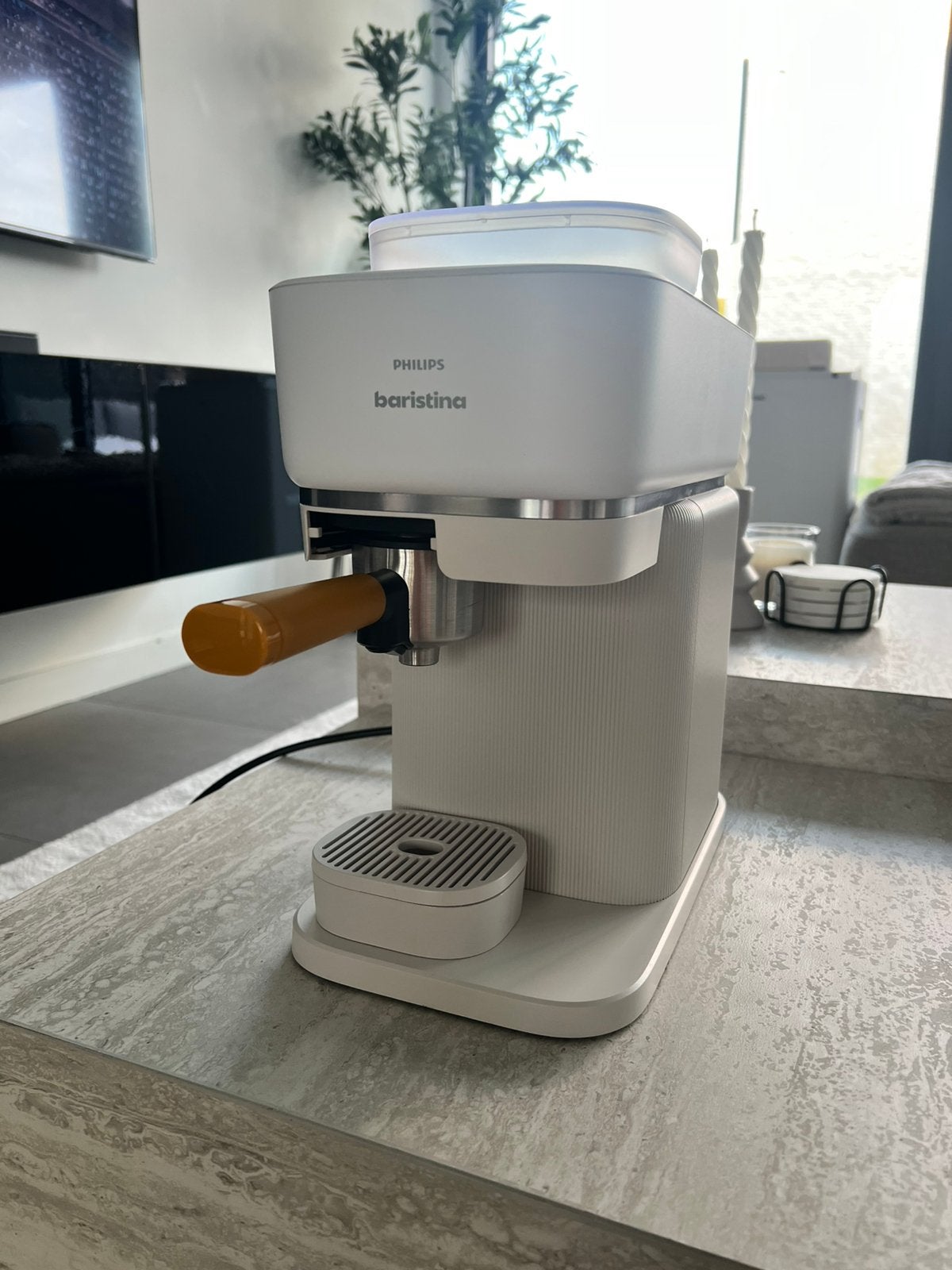 Philips Baristina, Machine à espresso, Réservoir d'eau amovible, Café en grains, Enlèvement