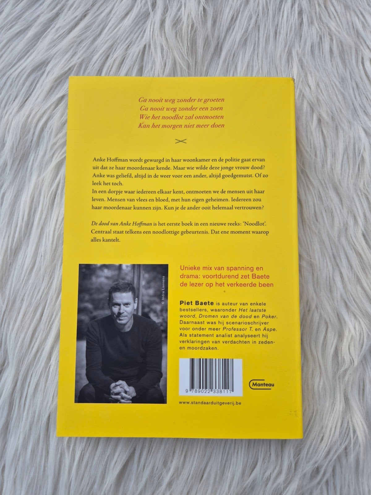 Boek: Piet Baete - De Dood van Anke Hoffman (Gesigneerd), Ophalen of Verzenden, Nieuw, Piet Baete