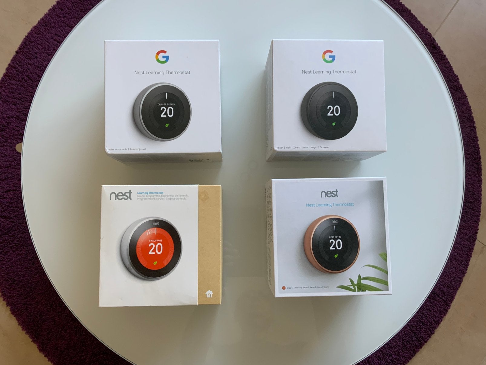 Nest Thermostaat V3 nieuw model , 3 kleuren uitkiezen, Ophalen of Verzenden, Slimme thermostaat, Nieuw