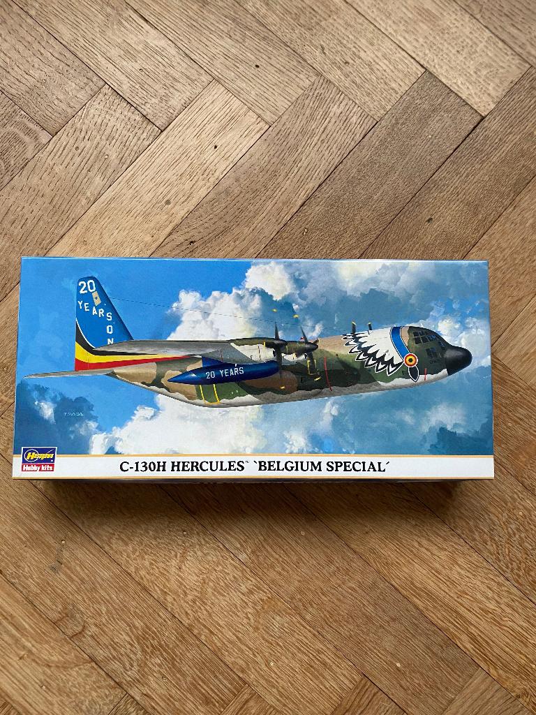 BELGISCHE LUCHTMACHT - C-130 HERCULES - BELGIUM SPECIAL, Hasegawa, 1:144 tot 1:200, Verzenden, Nieuw