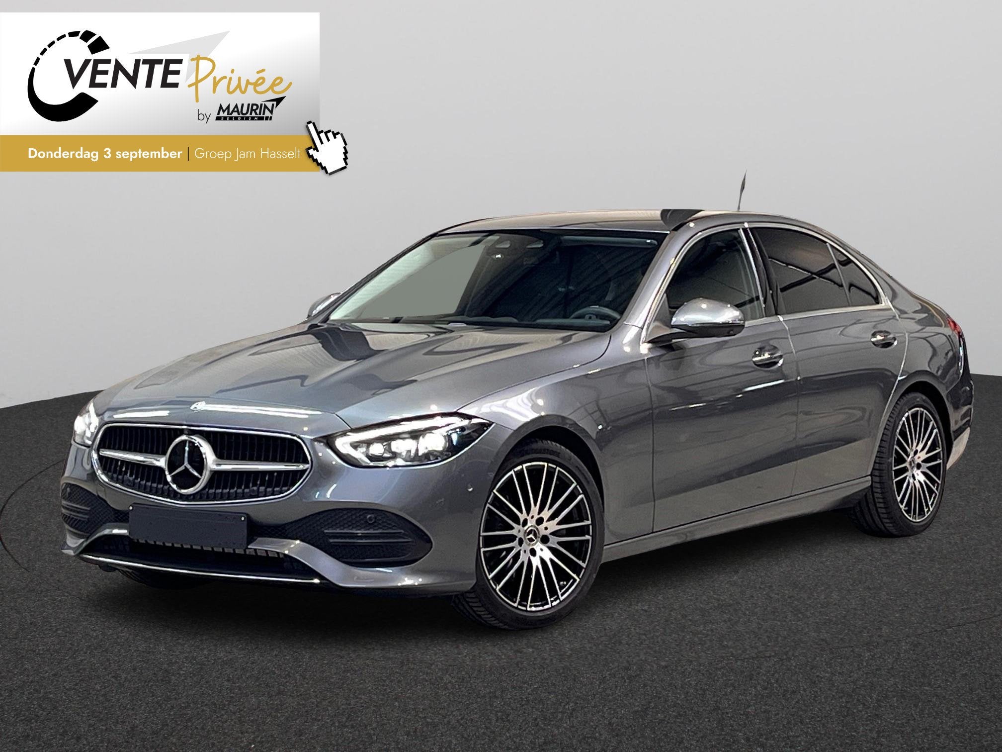 Mercedes-Benz C-Klasse 200 Luxury Line (automatique), Argent ou Gris, Achat, 1800 kg, 4 portes