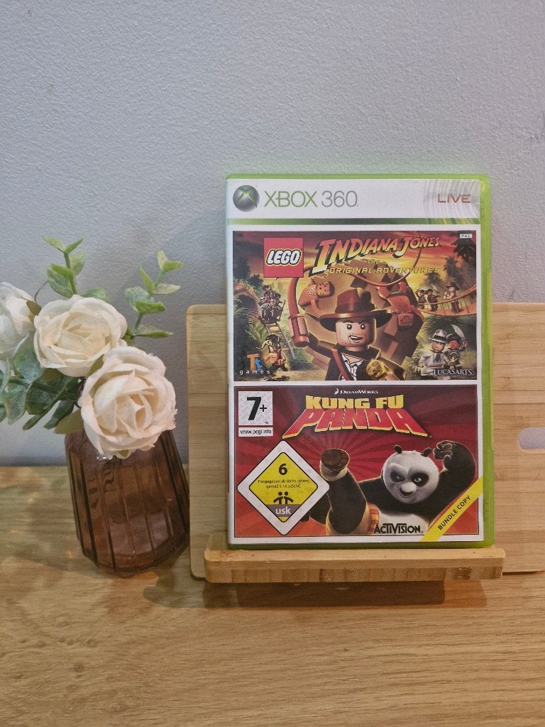 Pack Indiana Jones & Kung Fu Panda - Xbox 360 (complet), Consoles de jeu & Jeux vidéo, Jeux | Xbox 360, Enlèvement ou Envoi, 2 joueurs