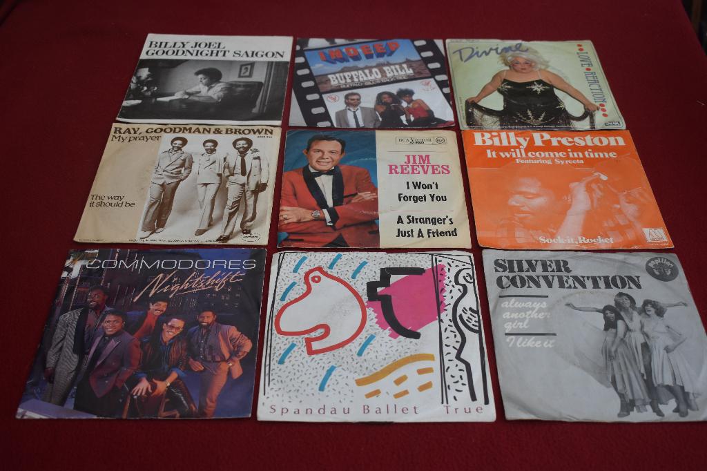 45t's  back to the retro vinyljaren 60/70..., Cd's en Dvd's, Vinyl | Rock, Zo goed als nieuw, Poprock, 1960 - 1969, Ophalen of Verzenden