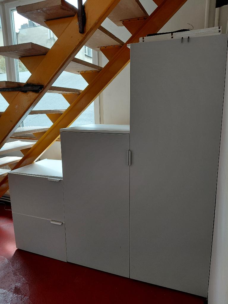 Ikea PLATSA kast, Ophalen, Met plank(en), Kunststof, 150 tot 200 cm