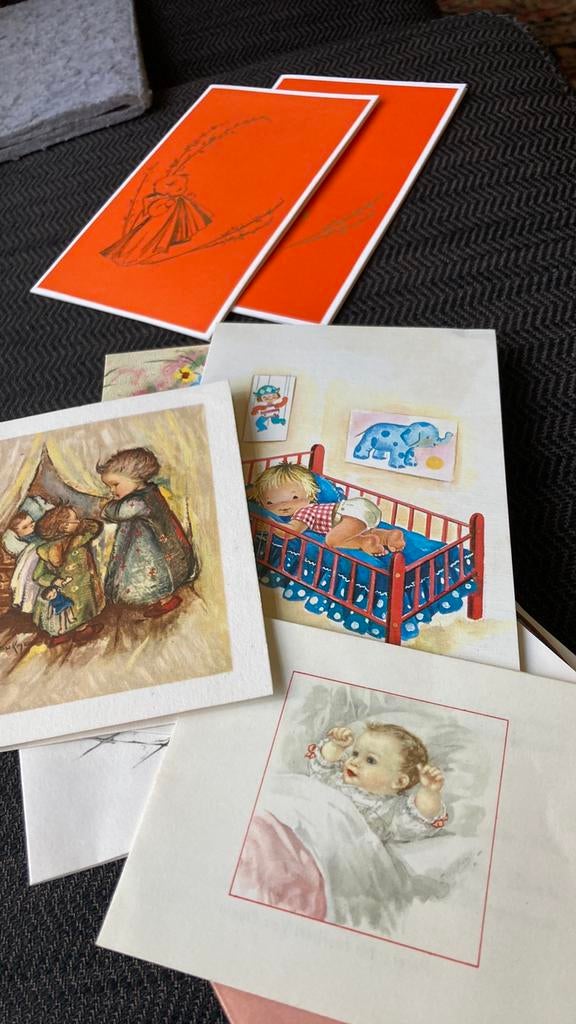 Geboortekaartjes vorige eeuw, Verzamelen, Ophalen, Voor 1970