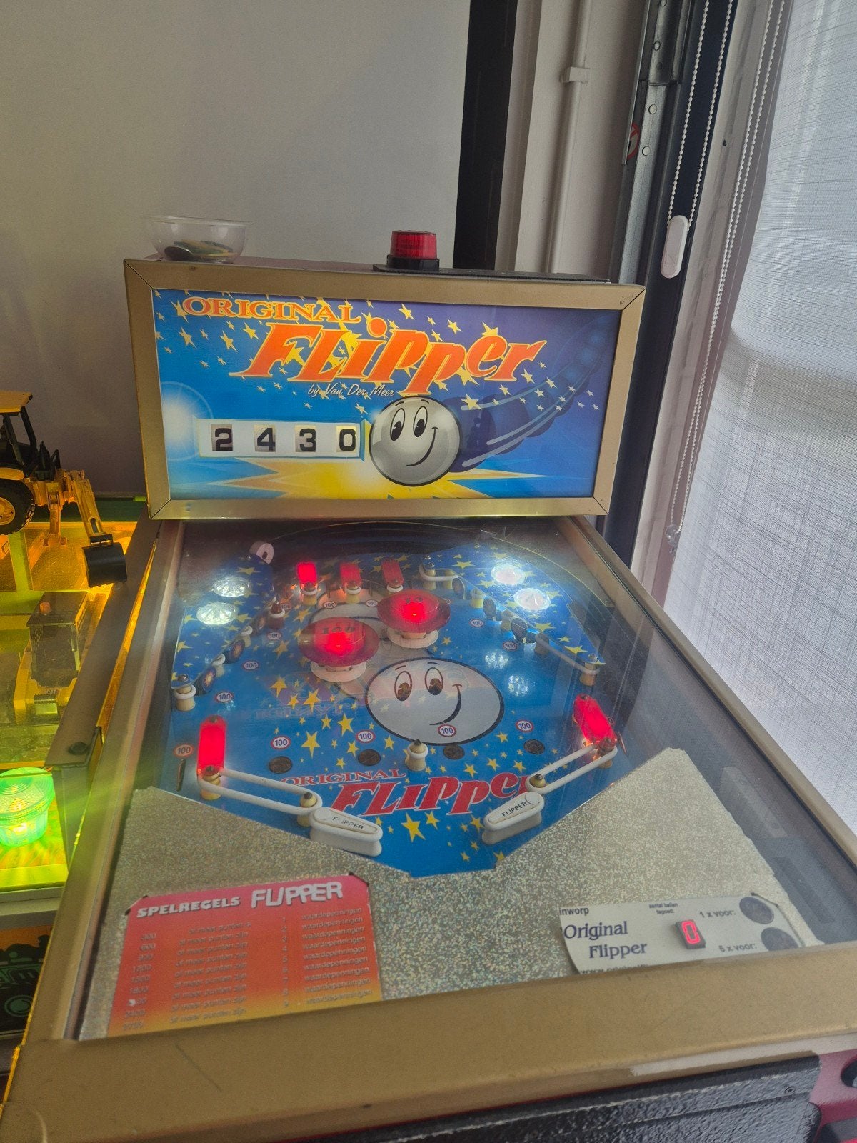 Flipper kermis, Enlèvement