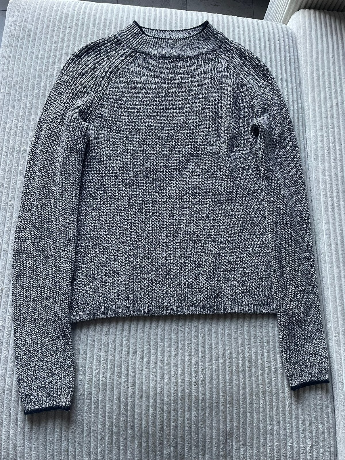 Zwart/witte gebreide trui, Ophalen of Verzenden, Zo goed als nieuw, Maat 34 (XS) of kleiner, Wit