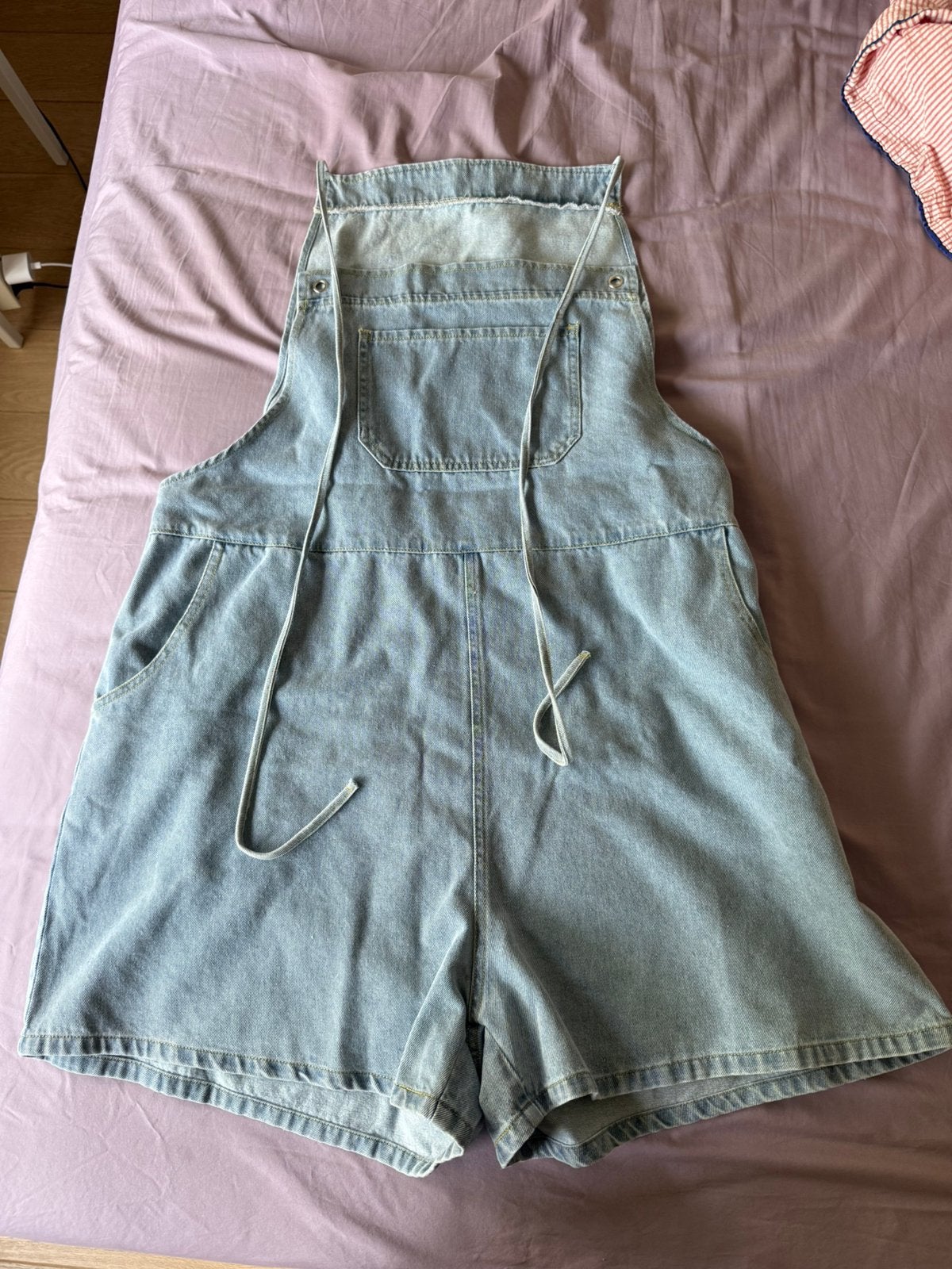 Combi short denim, Kleding | Dames, Jumpsuits, Ophalen, Nieuw