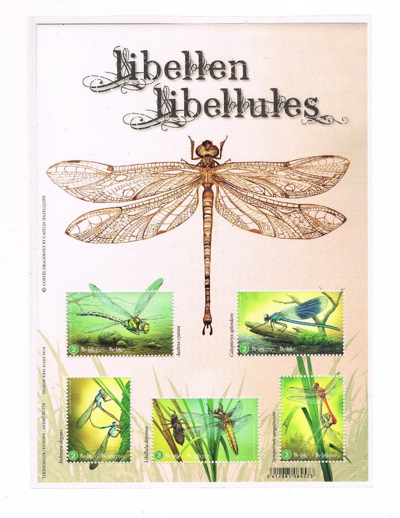 BELGIE: BLOK 267 POSTFRIS-LIBELLEN-TEKENING BUZIN, Ophalen of Verzenden, Postfris
