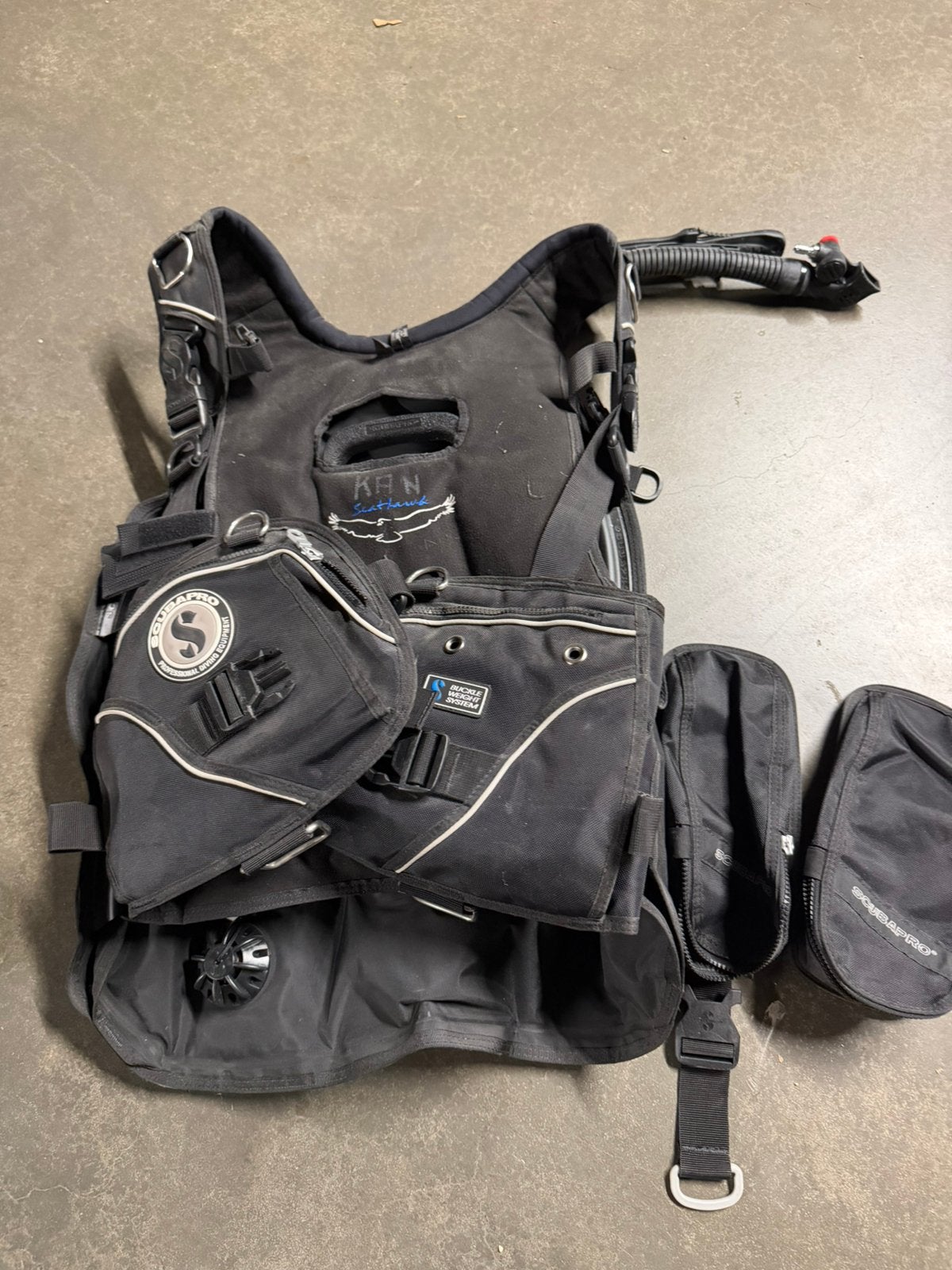 Jacket scubapro, Ophalen, Zo goed als nieuw