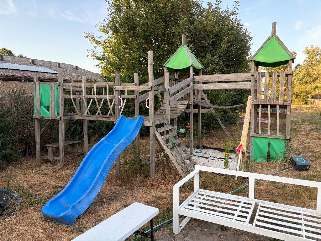 Speeltoren, Kinderen en Baby's, Speelgoed | Buiten | Speeltoestellen, Ophalen, Gebruikt, Schommel