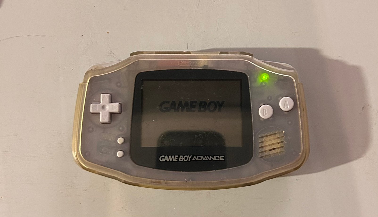 Nintendo Game Boy Advance Glacier Transparant + Spellen, Enlèvement, Comme neuf