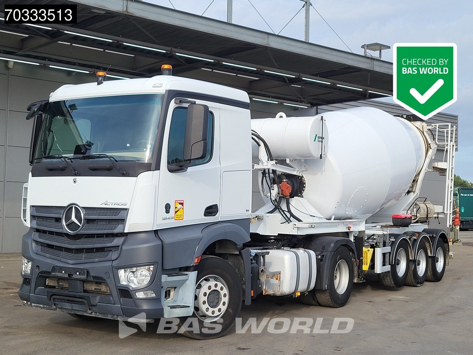 Mercedes Actros 1845 4X2 Concrete BPW 12m3 Retarder Hydrauli, Autos, Camions, Achat, Euro 6, Entreprise, Mercedes-Benz