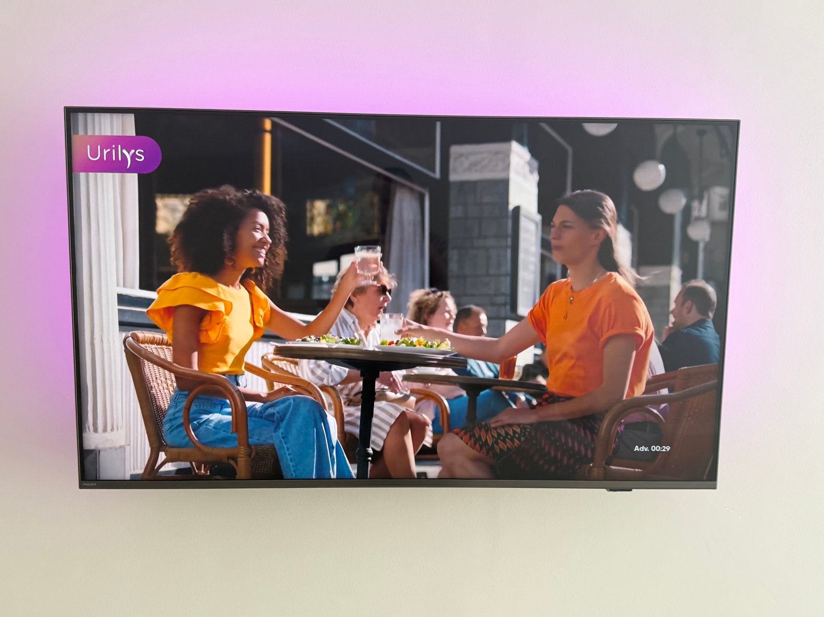 Philips Ambilight 55" QLED 4K TV (2025) + Muurbeugel+Factuur, Audio, Tv en Foto, Televisies, Ophalen, Philips, QLED, 120 Hz