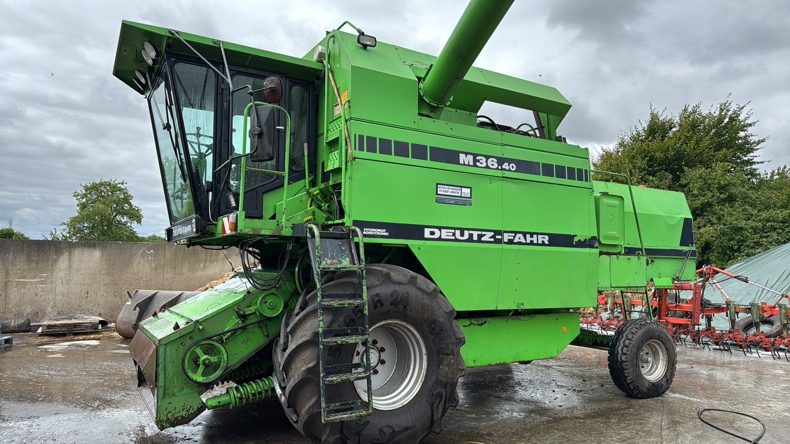 moissoneuse bateuse deutz, Enlèvement