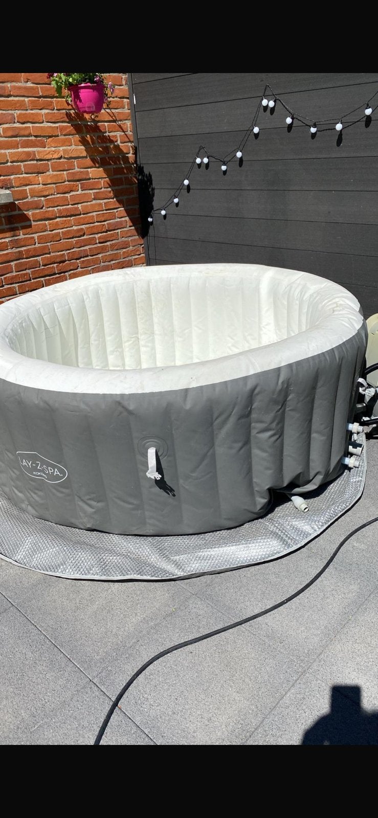 Oude jacuzzi, Tuin en Terras, Ophalen of Verzenden, Zo goed als nieuw, Pomp