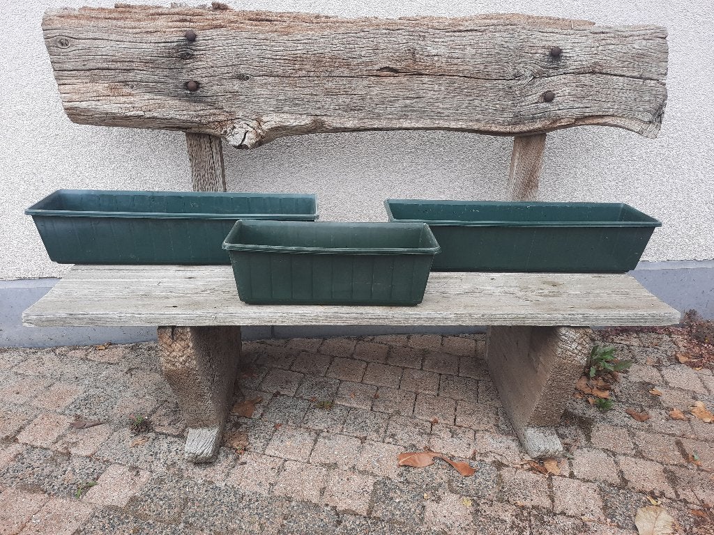 3 bloembakken, Ophalen, Rechthoekig, Kunststof, Minder dan 30 cm