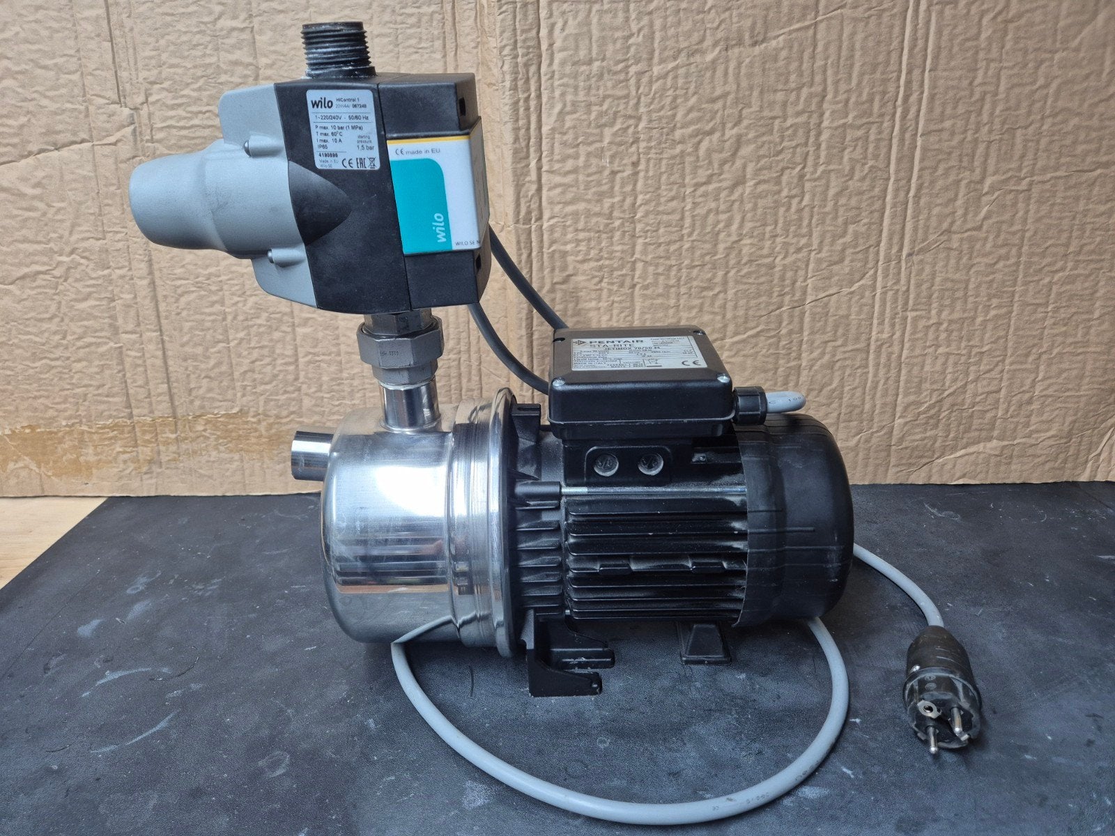 Pentair regenwaterpomp jetinox 70/50 M met Wilo Hicontrol, Ophalen of Verzenden