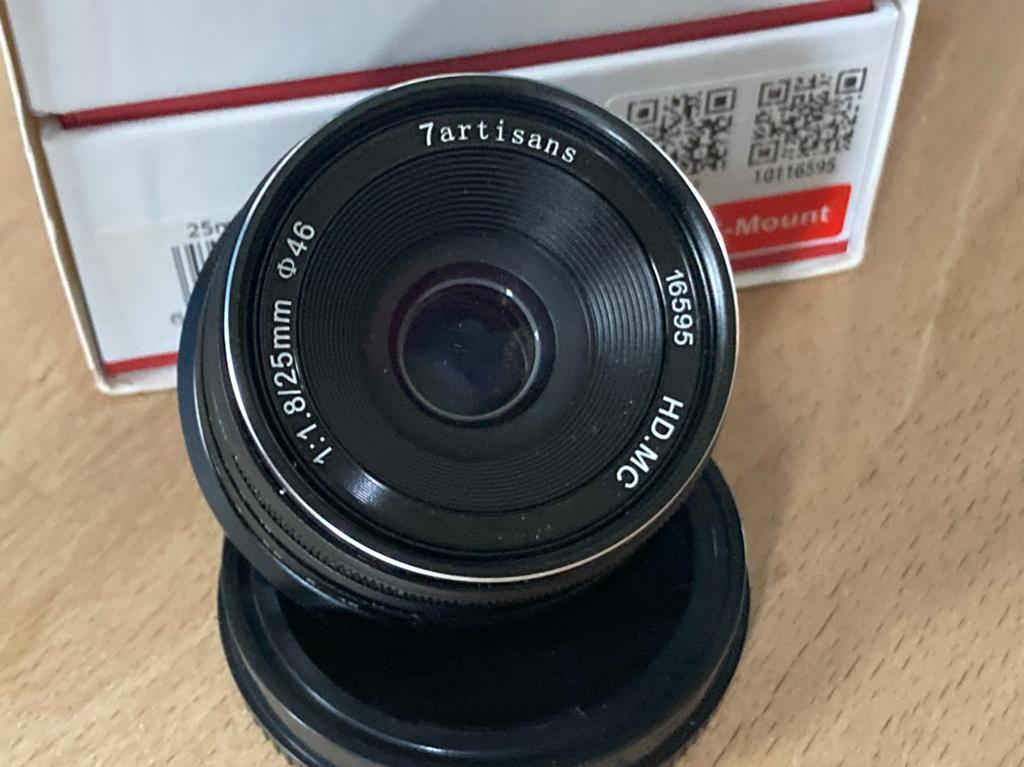 7 Artisans 25 mm F/1.8 Sony, Audio, Tv en Foto, Foto | Lenzen en Objectieven, Ophalen, Zo goed als nieuw