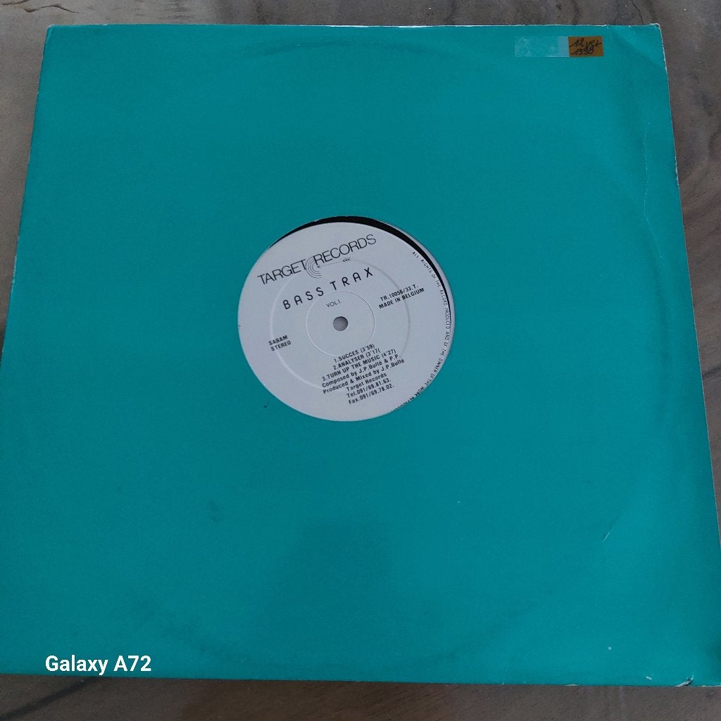 bass trax vol 1   12 inch maxi, Gebruikt, 1990 - 1999, Maxi-single, Ophalen of Verzenden
