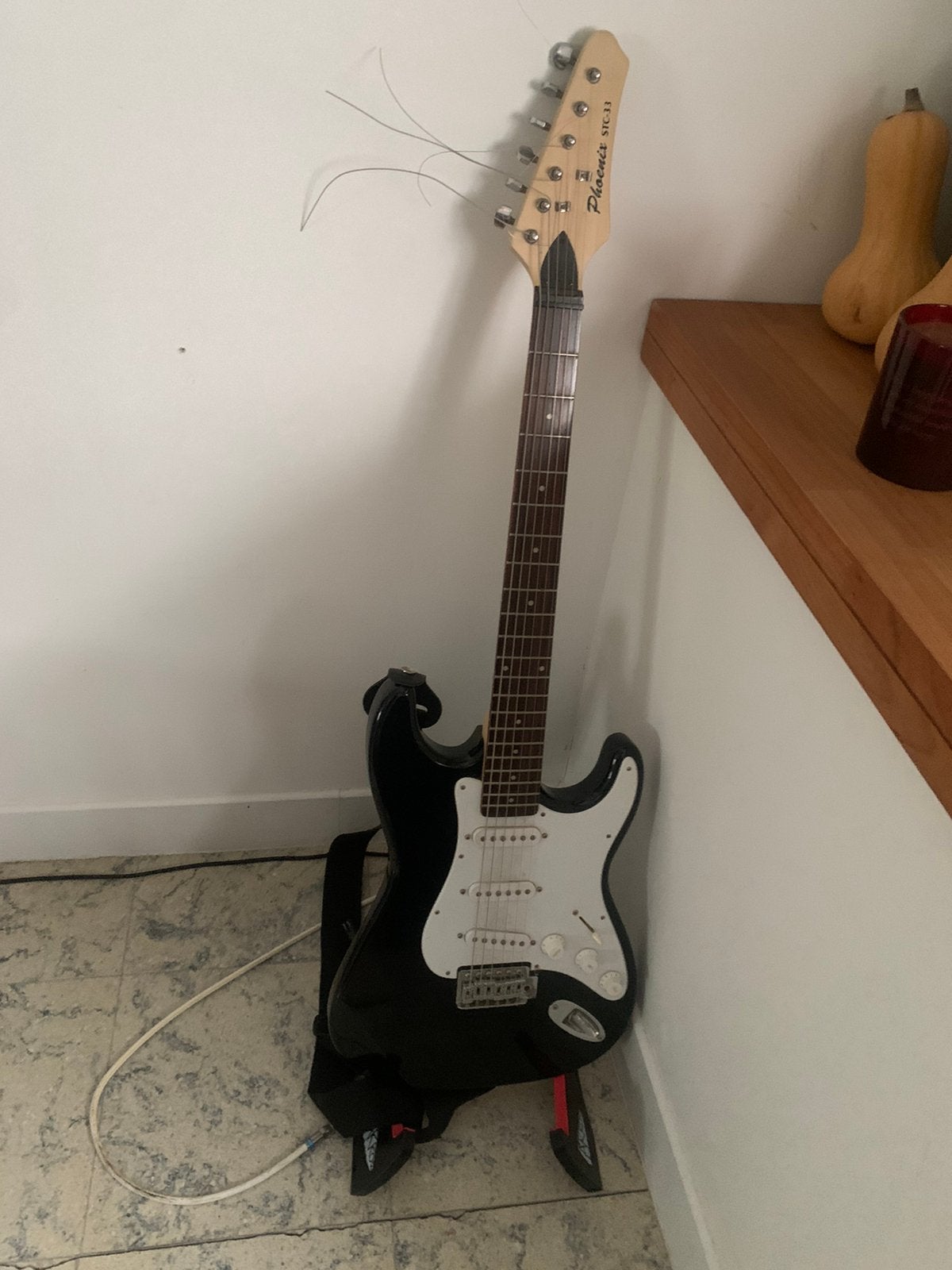 Elektrische gitaar en versterker, Ophalen, Zo goed als nieuw