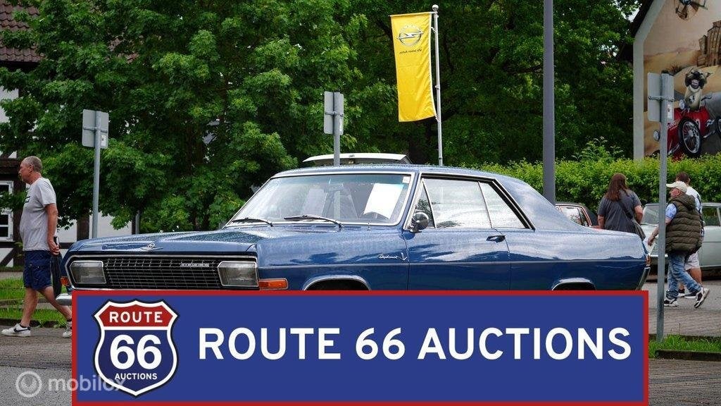 Opel Diplomat V8 Coupé | 1965 | Route 66 Auctions, Autos, Achat, Entreprise, Boîte manuelle, Autre carrosserie