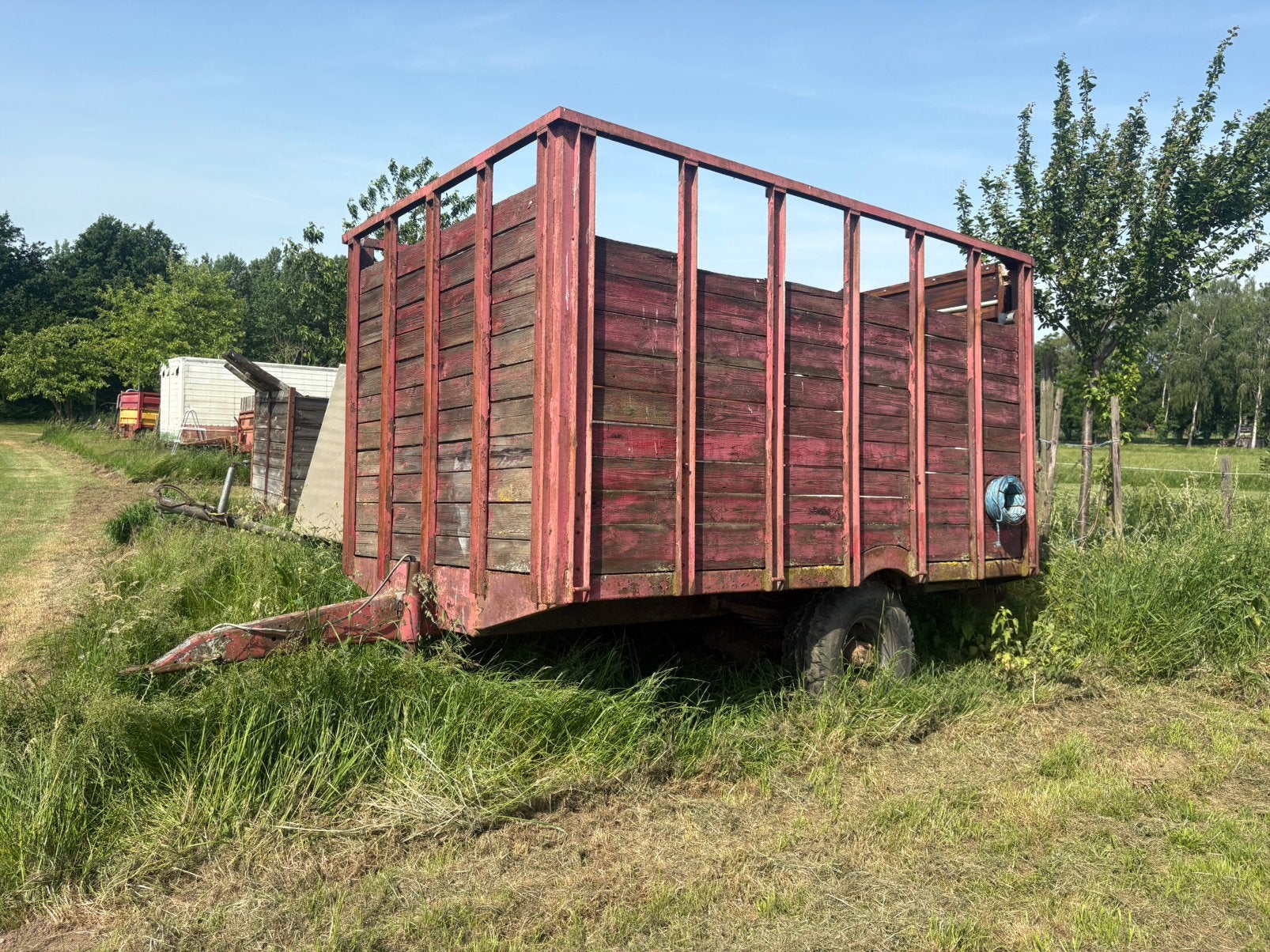 Veewagen / beestenkar, Ophalen, Gebruikt