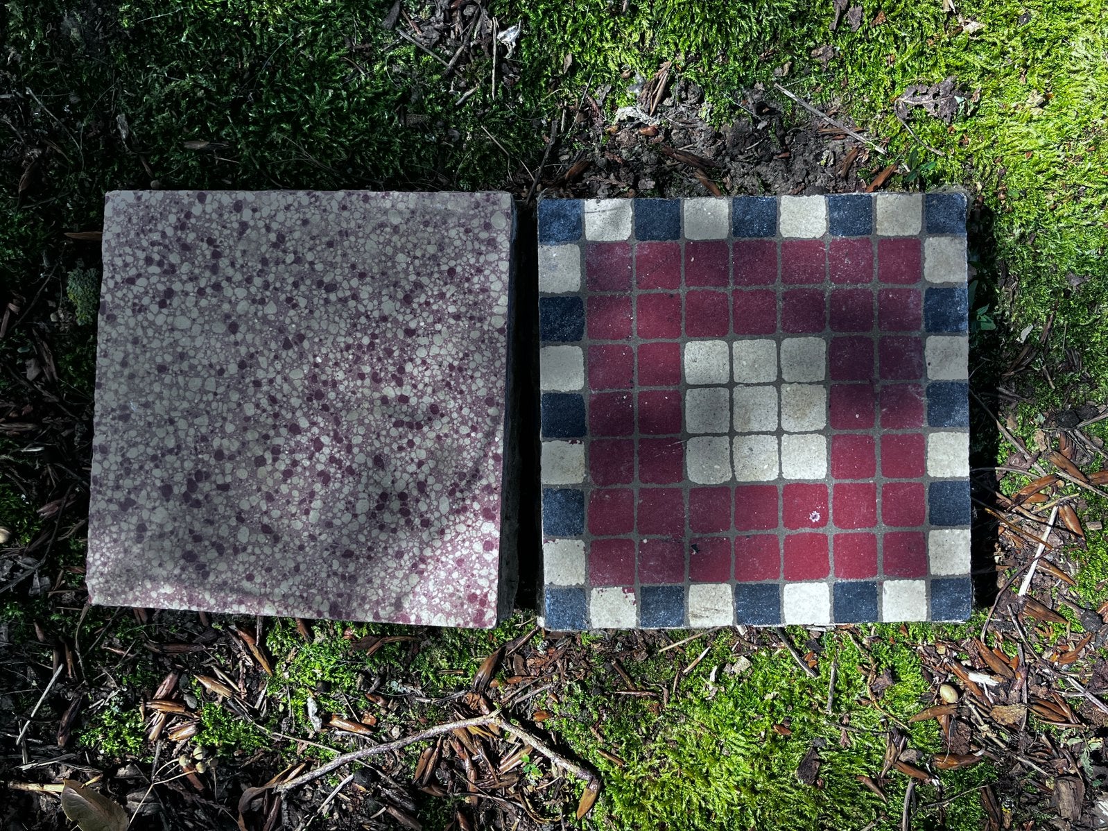Vintage tegels, Tuin en Terras, Ophalen, Gebruikt, Overige typen, 5 tot 10 m²